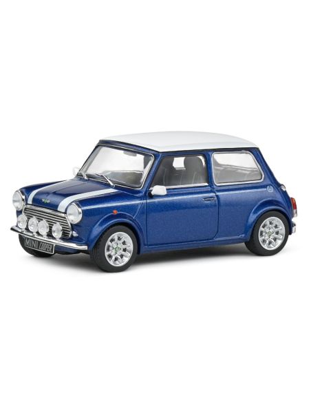 SOLIDO SL4316602 MINI COOPER S 1994 BLUE/WHITE 1:43 Modellino