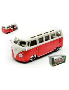 BBURAGO BU43048 VW VAN SAMBA CREAM/RED 1:32 Modellino