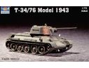 TRUMPETER 07208 SOVIET T-34/76 MOD. 1943 Modellino