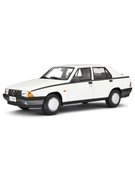 LAUDO RACING LM187B ALFA ROMEO 75 1.6-1.8 1985 WHITE 1:18 Modellino