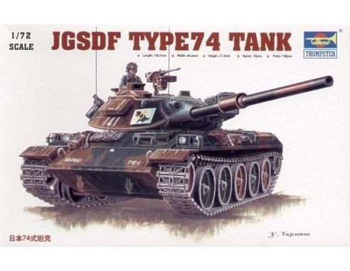 TRUMPETER 07218 TYPE 74 TANK Modellino