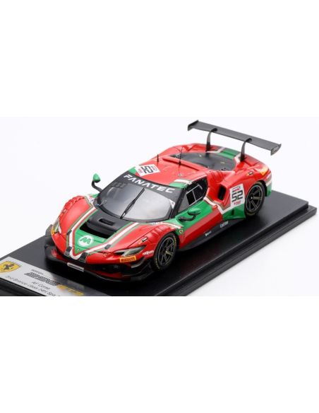 LOOKSMART LSRC189 FERRARI 296 GT3 N.52 2nd BRONZE CL.24H SPA MACH.-MACH.-BERT.-MOSCA 1:43 Modellino