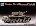 TRUMPETER 07230 SOVIET KV-1S EHKRANAMI Modellino