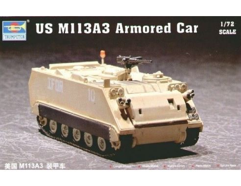 TRUMPETER 07240 US M113A3 ARMORED CAR Modellino