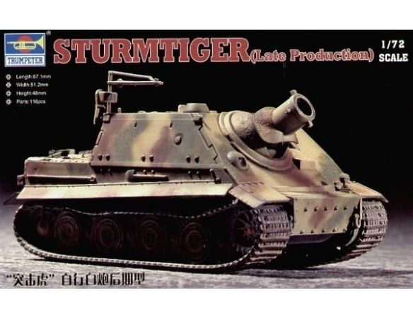 Trumpeter TP7247 CARRO STURMTIGER KIT 1:72 Modellino