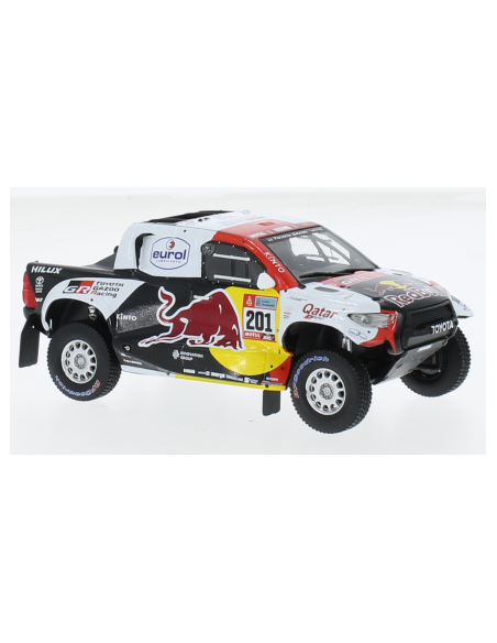 IXO MODEL RAM927 TOYOTA GR DKR HILUX T N.201 RALLY DAKAR 2022 ATTIYAH-BAUMEL 1:43 Modellino
