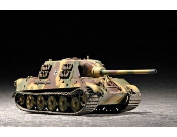 TRUMPETER 07254 GERMAN SD.KFZ.186 JAGDTIGER HENSCHEL Modellino