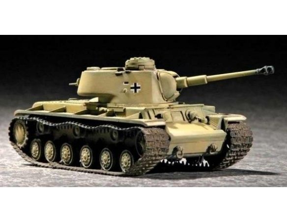 TRUMPETER 07265 GERMAN PZ.KPFW KV-1 756(R) TANK Modellino