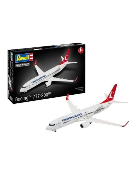 REVELL RV03772 BOEING 737-800 TURKISH AIRLINES KIT 1:144 Modellino