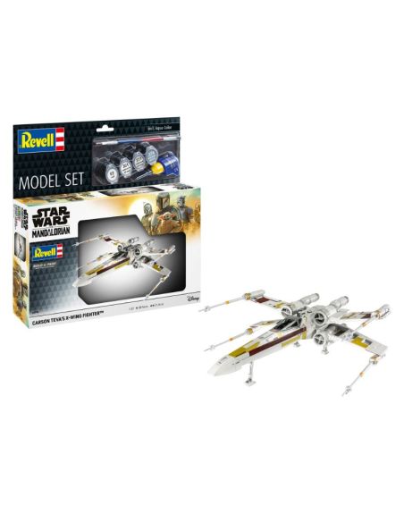 REVELL RV66790 CARSON TEVA'S X-WING FIGHTER: THE MANDALORI MODEL SET KIT 1:57 Modellino