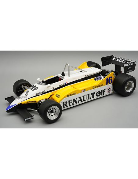 TECNOMODEL TMD18367B RENAULT RE30B WINN.ITALY GP 1982 ARNOUX C/VETRINA 1:18 Modellino