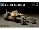 TRUMPETER 07278 M1A1 WITH MINE ROLLER SET Modellino
