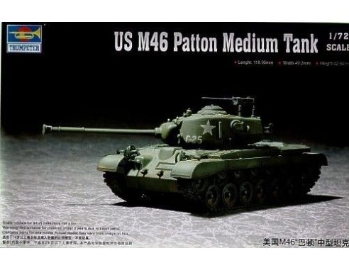 TRUMPETER 07288 US M46 PATTON Modellino