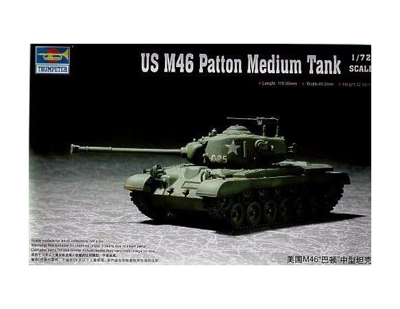 TRUMPETER 07288 US M46 PATTON Modellino