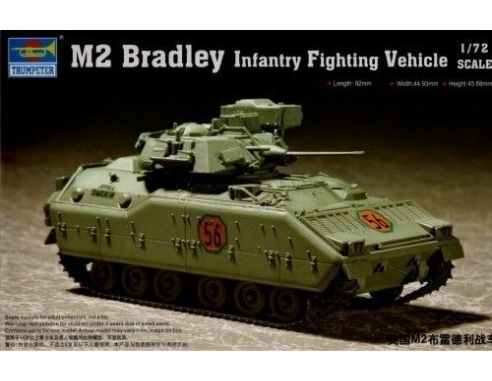 TRUMPETER 07295 M2A0 BRADLEY FIGHTING VEHICLE Modellino