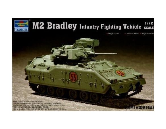 TRUMPETER 07295 M2A0 BRADLEY FIGHTING VEHICLE Modellino