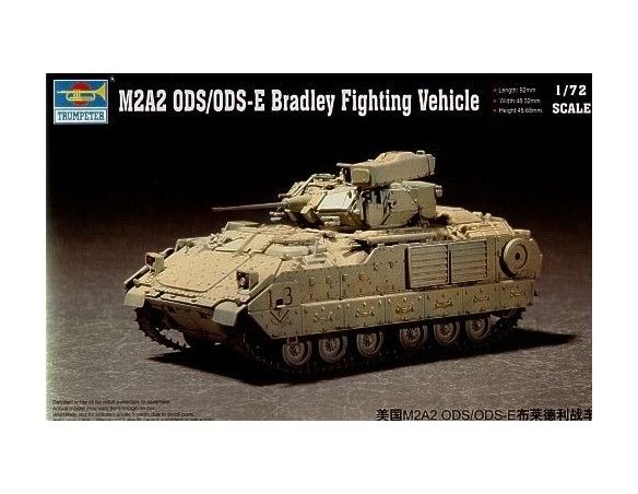 TRUMPETER 07297 M2A2 ODS/ODS-E BRADLEY FIGHTING VEHICLE Modellino