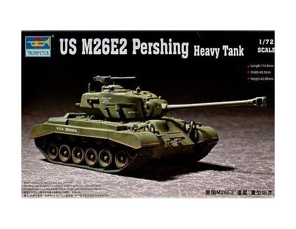 TRUMPETER 07299 M26E2 PERSHING Modellino