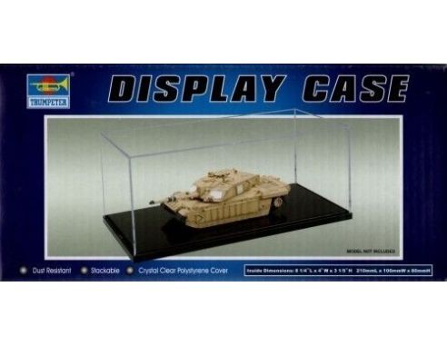 TRUMPETER 09817 VETRINA PER AUTO 1/43 & CARRI 1/72   210x100x80 mm Modellino