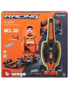 BBURAGO BU28504N MC LAREN MCL38 N.4 LANDO NORRIS 2024 KIT...