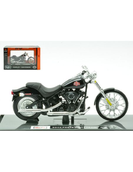 MAISTO MI24913 HARLEY DAVIDSON 2002 FXSTB NIGHT TRAIN 1:18 Modellino
