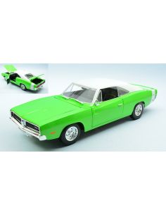 MAISTO MI31387G DODGE CHARGER R/T 1969 GREEN 1:18 Modellino