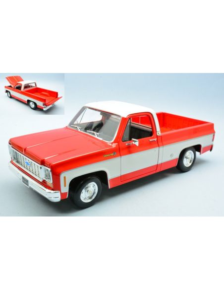 MAISTO MI31467R CHEVROLET C10 CHEYENNE SUPER 1974 RED 1:18 Modellino