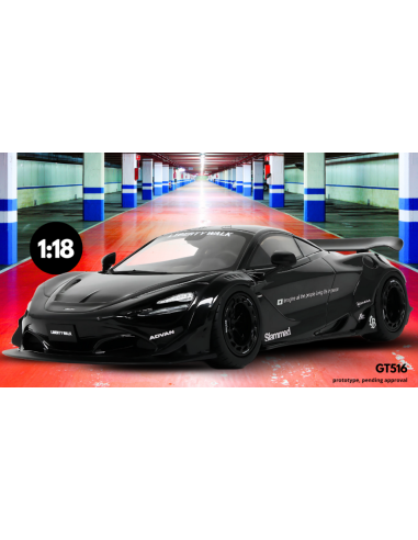 GT SPIRIT GT516 LB-WORKS 720S 2023 BLACK 1:18 Modellino