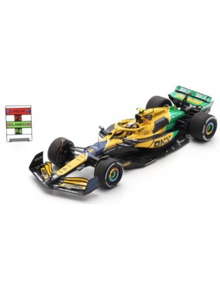 SPARK MODEL S9538 MC LAREN MCL38 N.4 4th MONACO GP 2024 LANDO NORRIS 1:43 Modellino