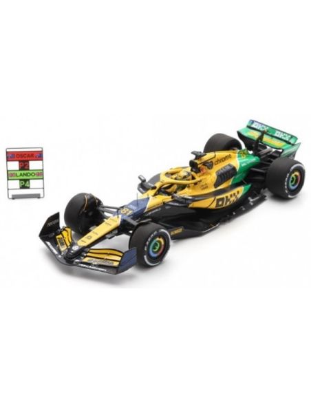SPARK MODEL S9539 MC LAREN MCL38 N.81 2nd MONACO GP 2024 OSCAR PIASTRI 1:43 Modellino