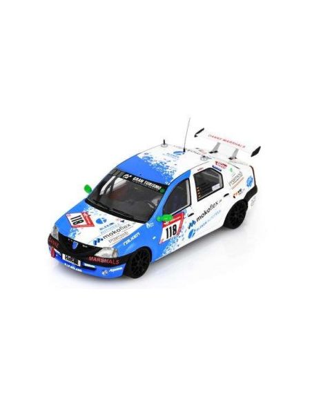 SPARK MODEL SG858 DACIA LOGAN N.118 24 H NURBURGRING 2022 BUSSMANN-KRIESE LACHMAYER 1:43 Modellino