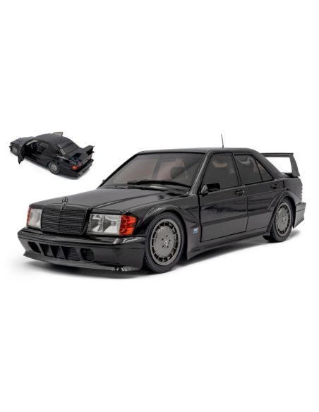 SOLIDO SL1801012 MERCEDES 190E (W201) EVOII 1990 BLACK 1:18 Modellino
