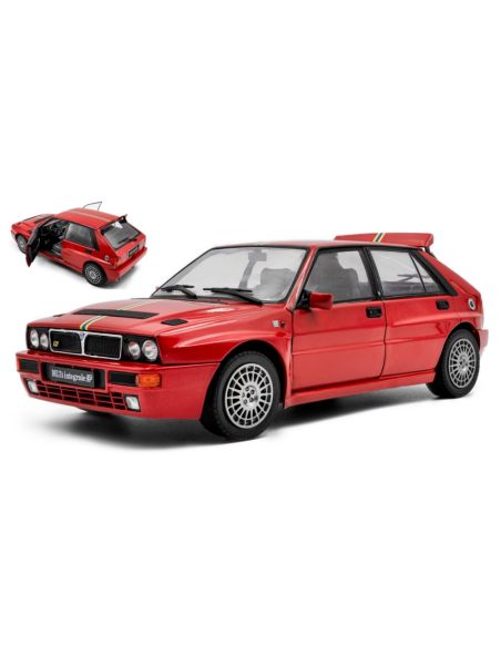 SOLIDO SL1807807 LANCIA DELTA HF INTEGRALE 1995 RED 1:18 Modellino