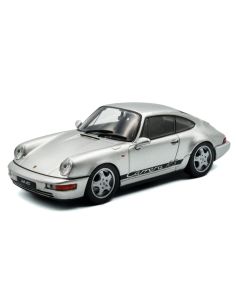 SOLIDO SL4312904 PORSCHE 911 964 RS COUPE 1994 SILVER...