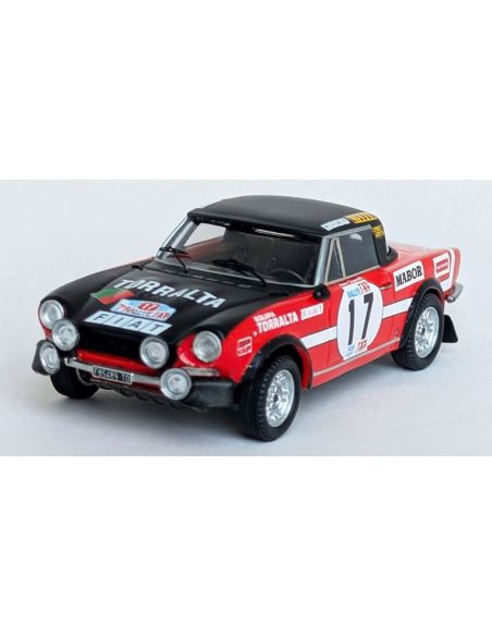 TROFEU TFDSN308 FIAT 124 SPORT SPIDER 1600 TAP RALLY 1973 FIGUEIREDO-BARATA 1:43 Modellino