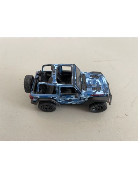 KINSMART KT89075 JEEP WRANGLER OPEN CAMOUFLAGE cm 12 1:34 Modellino