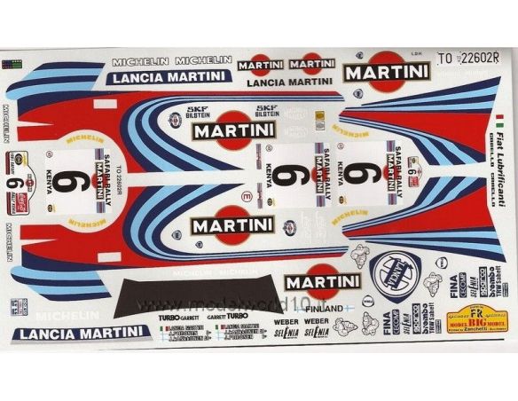 Big Model Racing 43 TK05 DELTA 16V MARTINI SAFARI 91 TRANSKIT Modellino