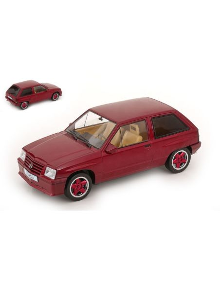 MODELCARGROUP MCG18433 OPEL CORSA A SR 1983 DARK RED 1:18 Modellino