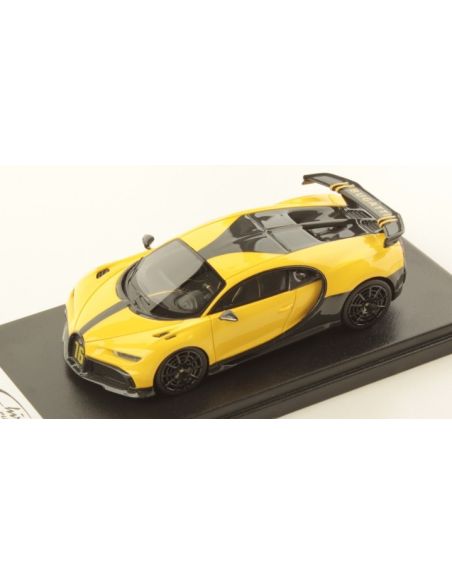LOOKSMART LS520D BUGATTI CHIRON PUR SPORT MOLSHEIM YELLOW 1:43 Modellino