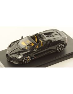 LOOKSMART LS544A BUGATTI W16 MISTRAL BLACK 1:43 Modellino