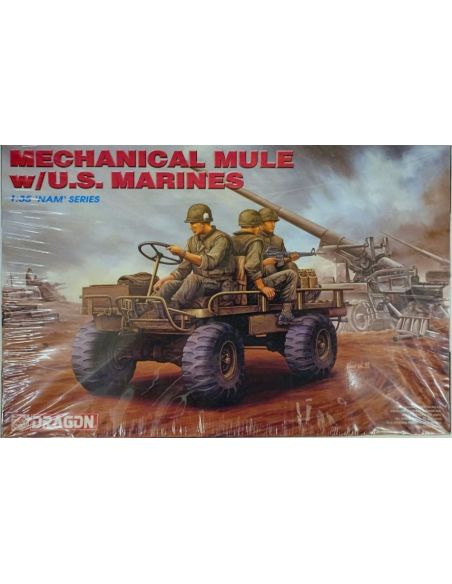 DRAGON D3317 MECHANICAL MULE W/U.S.MARINES KIT 1:35 Modellino