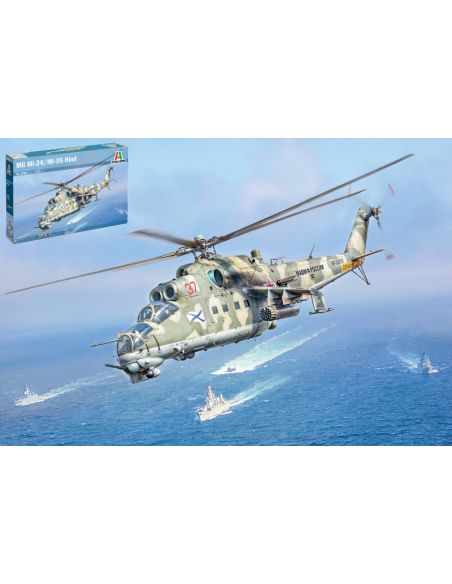 ITALERI IT1432 MIL Mi-24P/MIL Mi-35P KIT 1:72 Modellino