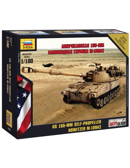 ZVEZDA Z7422 M-109 S.P.G. KIT 1:100 Modellino