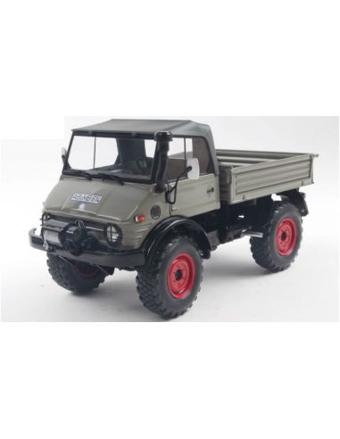 SCHUCO SH450061400 MERCEDES UNIMOG U406 BEIGE DIE CAST 1:18 Modellino