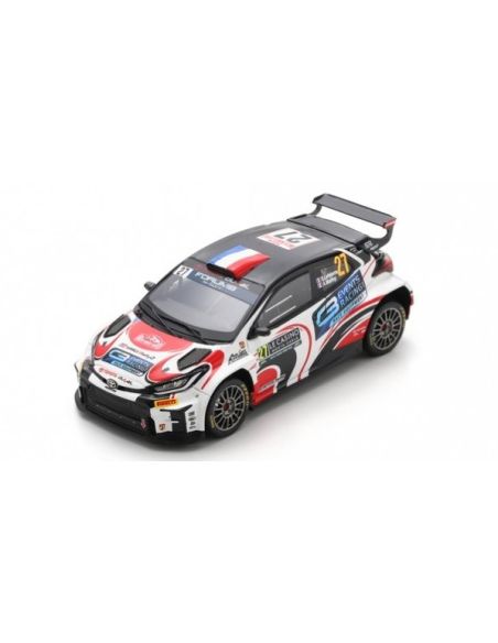 SPARK MODEL S6862 TOYOTA YARIS N.27 6th RC2 RALLY MONTE CARLO 2024 LEFEBVRE-MALFOY 1:43 Modellino