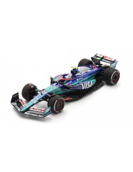 SPARK MODEL S9548 VISA CASH APP RB N.22 9th LAS VEGAS GP 2024 YUKI TSUNODA 1:43 Modellino