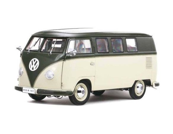 Vitesse 05076 VW COMBI MINIBUS 1957 GREEN 1/12 Modellino