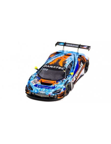 SPARK MODEL SB813 MC LAREN 720 S N.168 24 H SPA 2024 SANSOM-SANKELD-BALDWIN-KJAERGAARD Modellino