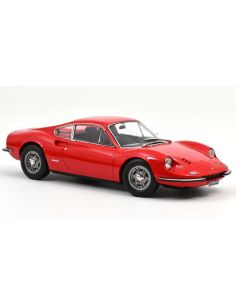 NOREV NV187800 FERRARI DINO 246 GT 1968 RED 1:18 Modellino