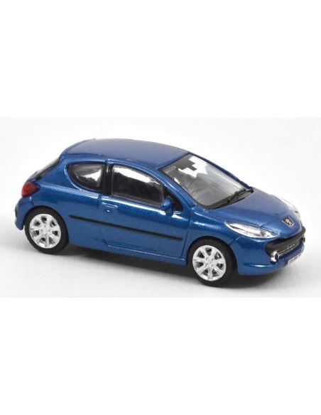 NOREV NV472779 PEUGEOT 207 PREMIUM PACK AEGEAN BLUE 2007 1:87 Modellino